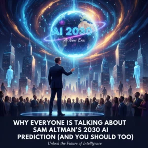 Why Everyone Is Talking About Sam Altman's 2030 AI Prediction (And You Should Too)