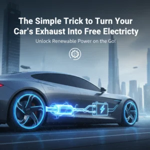 The Simple Trick to Turn Your Car's Exhaust Into Free Electricity