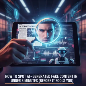How to Spot AI-Generated Fake Content in Under 3 Minutes (Before It Fools You)