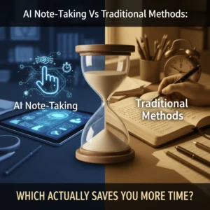 AI Note-Taking Vs Traditional Methods: Which Actually Saves You More Time?