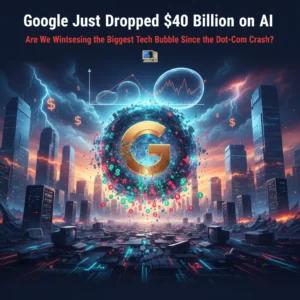 Google Just Dropped $40 Billion on AI: Are We Witnessing the Biggest Tech Bubble Since the Dot-Com Crash?