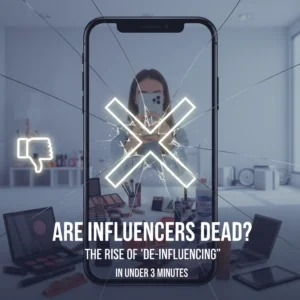 Are Influencers Dead? The Rise of 'De-Influencing' Explained in Under 3 Minutes
