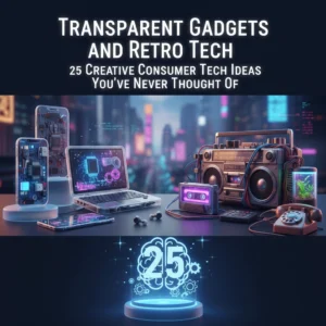 Transparent Gadgets and Retro Tech: 25 Creative Consumer Tech Ideas You've Never Thought Of