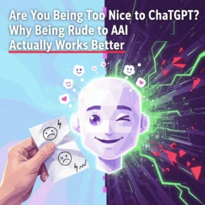 Are You Being Too Nice to ChatGPT? Why Being Rude to AI Actually Works Better